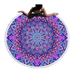 Bohemian Design Round Bath or Beach Towel